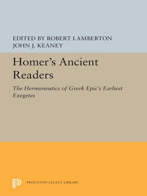 cover image of Homer's Ancient Readers